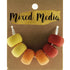 Yellow, Orange & Red Clay Beads